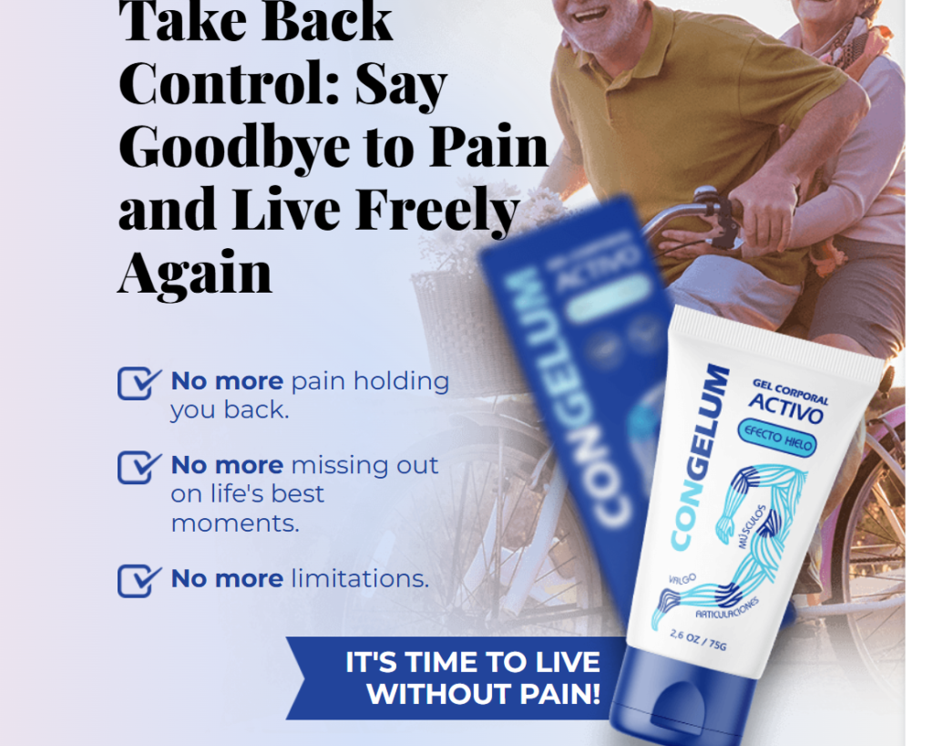 alt="Congelum joint and muscle pain relief gel review"